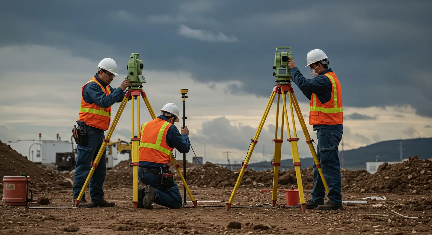 أحدث أجهزة الرفع المساحي المستخدمة في مكتب أساس للمساحة بالرياض