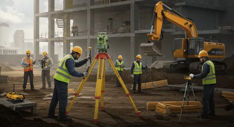 أحدث أجهزة الرفع المساحي المستخدمة في مكتب أساس للمساحة بالرياض