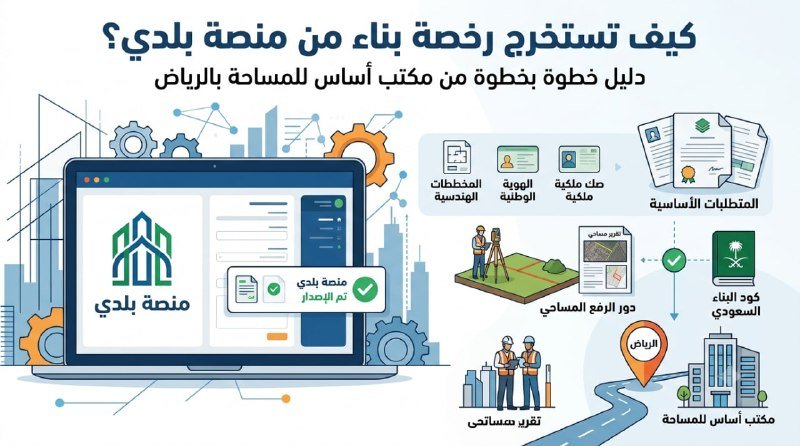 كيف تستخرج رخصة بناء من منصة بلدي؟